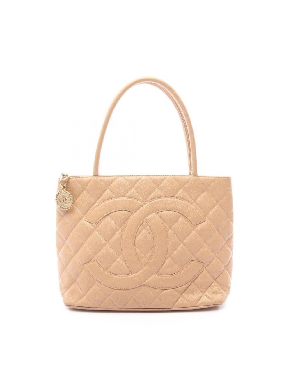 Chanel Tote Reissue Beige Calf